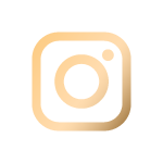 Gold Instagram Button