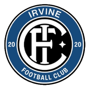 irvine fc logo of circle with IFC text