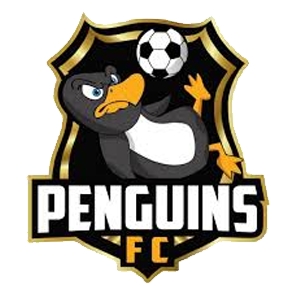 penguins fc gold shield with penguin logo
