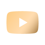 Gold Youtube Button